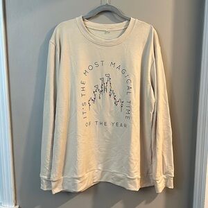 NEW Disney Castle Christmas Sweatshirt